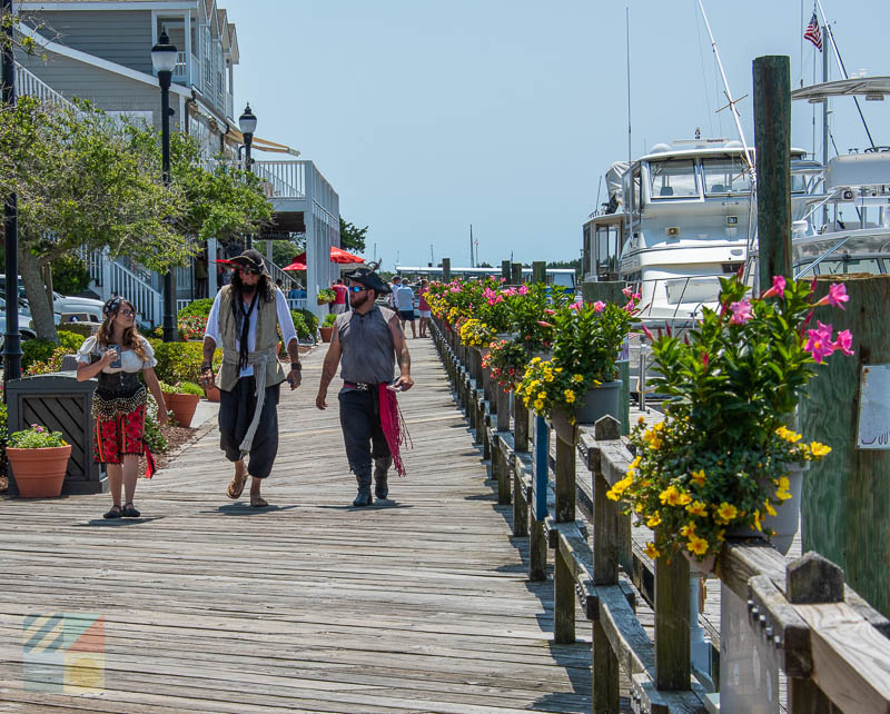 Downtown docks at Beaufort NC