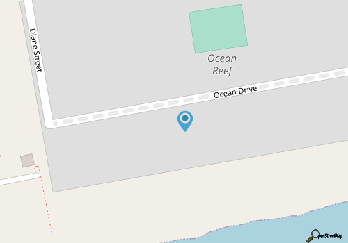 Dune Castle East: Family Friendly Oceanfront Beach Duplex With Adjoining Door map location