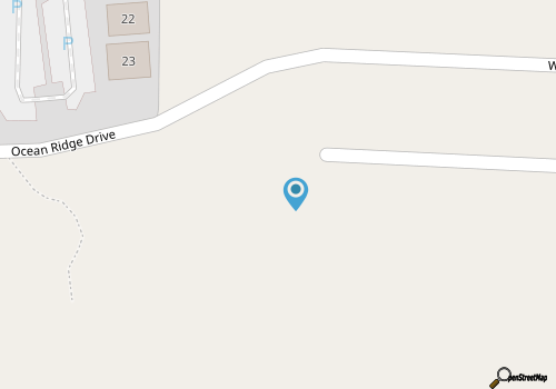 Oceanfront 7 BR, private beach access, 3 levels of beachfront decks map location