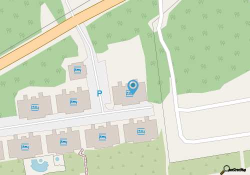 Oceanfront, poolside condo with sound side access map location