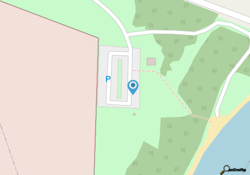 Radio Island Beach Access map location
