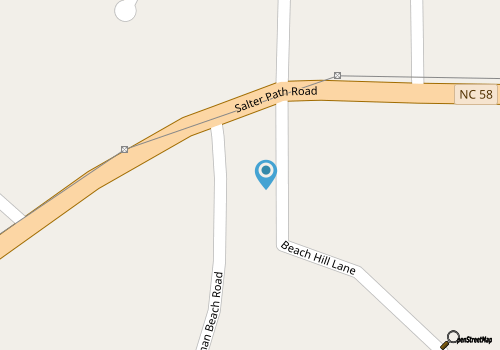 Salter Path Hideaway map location