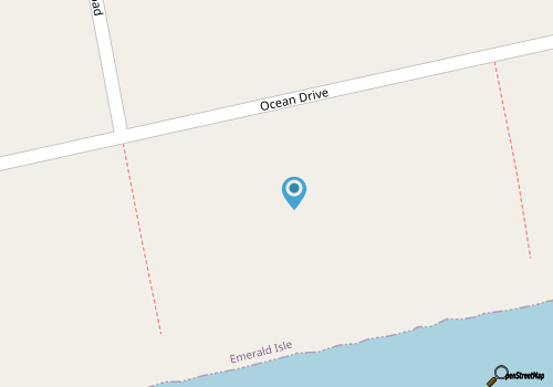 OCEANFRONT HALF DUPLEX SLEEPS 9 w 4 BDRMS, 3 ARE OCEANVIEW! BEST PART OF E ISLE  map location