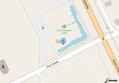 Lost Treasure Golf map location