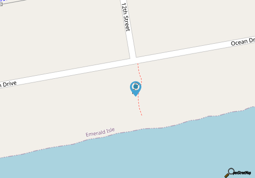 At Anchor East, Oceanfront Duplex in Emerald Isle, NC! map location