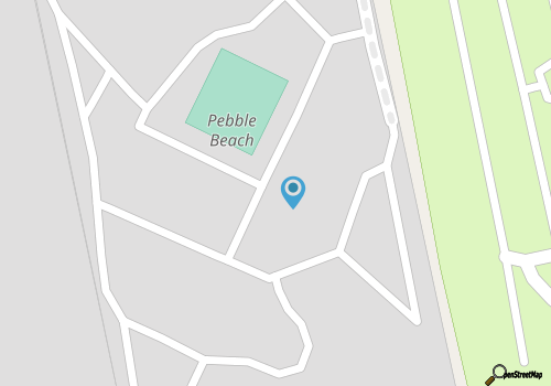 Pebble Beach B101 - beachside with resort amenities map location