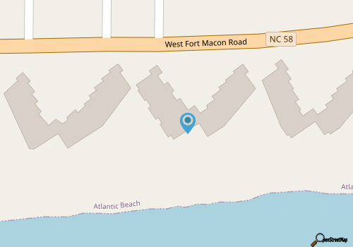 3rd-Floor Beachfront Condo w/Excellent Views, Balcony, Shared Outdoor Pool map location