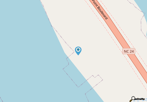 Bogue Banks Fishing Charters map location