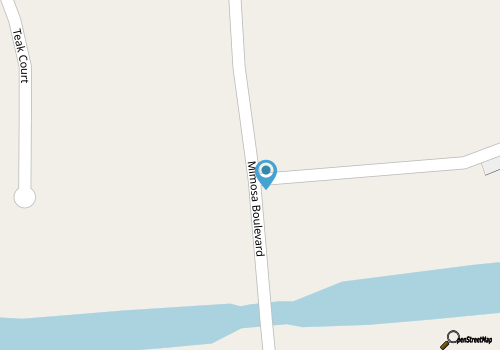 Pine Knoll Shores NC Canal Front Beach Access Hideaway map location