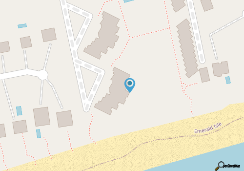 Toes in the Sand - Oceanview Condo Emerald Isle map location