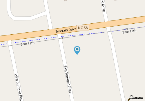 2 Step - Beachside 3BR/3BA in Emerald Isle, NC map location