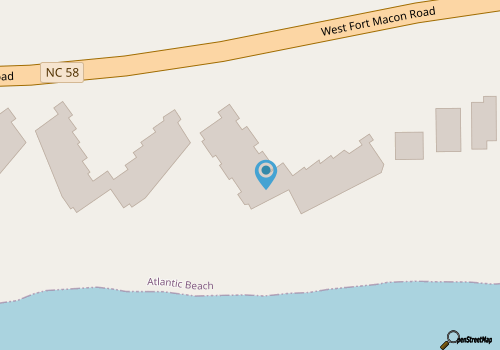 First-Floor, Oceanfront Condo with a Beach View, WiFi, W/D & Shared Pool map location