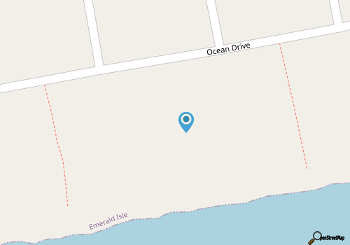 Wee Blew Inn West, Oceanfront Duplex in Emerald Isle, NC! map location