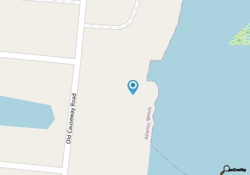 Charming water-front home in Atlantic beach with Full Kitchen and Wifi map location