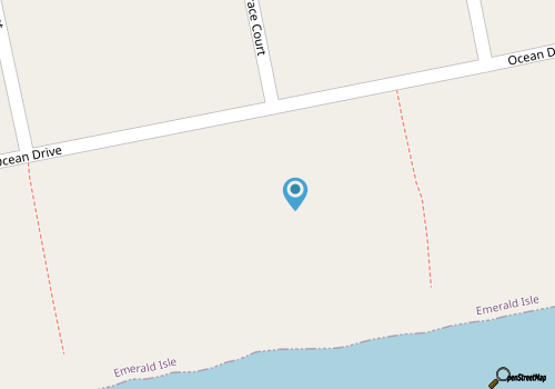 Sea Castle East, Oceanfront Duplex in Emerald Isle, NC! map location