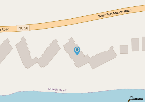 Oceanfront, First-Floor Condo with Lovely View, Balconies, WiFi & Shared Pool map location