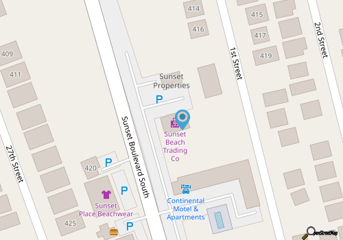Sunset Beach Trading Company map location
