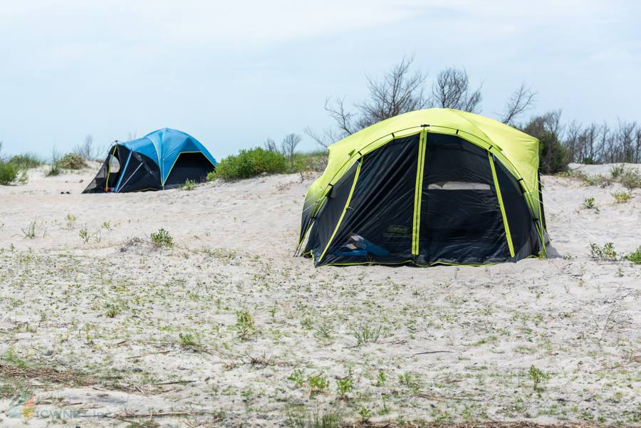 Tents on the Shackleford Banks