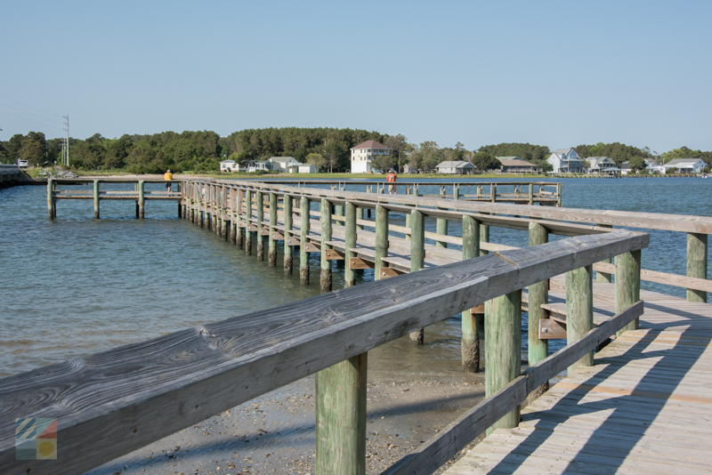 A fishing pier on Harkers Island