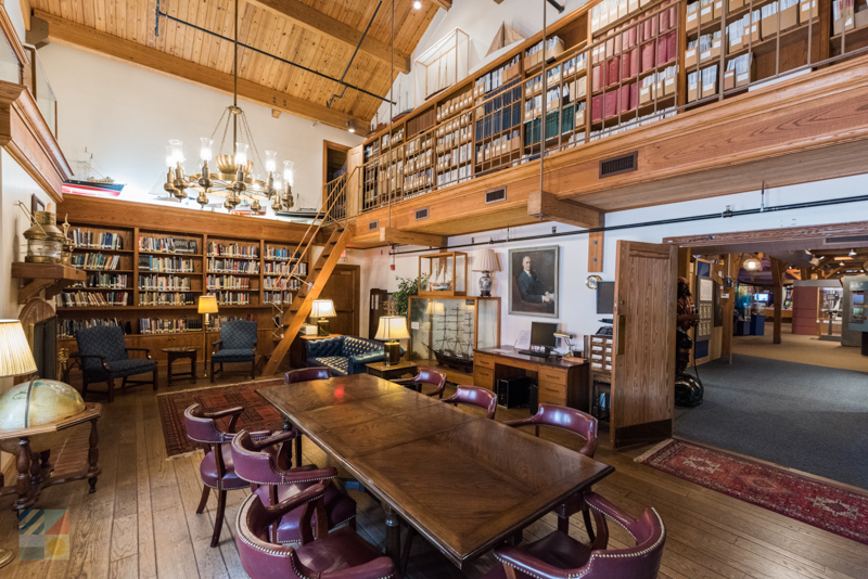 The library at  NC Maritime museum