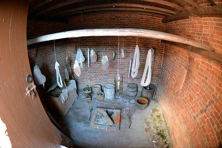 The smokehouse at Tryon Palace in New Bern, NC