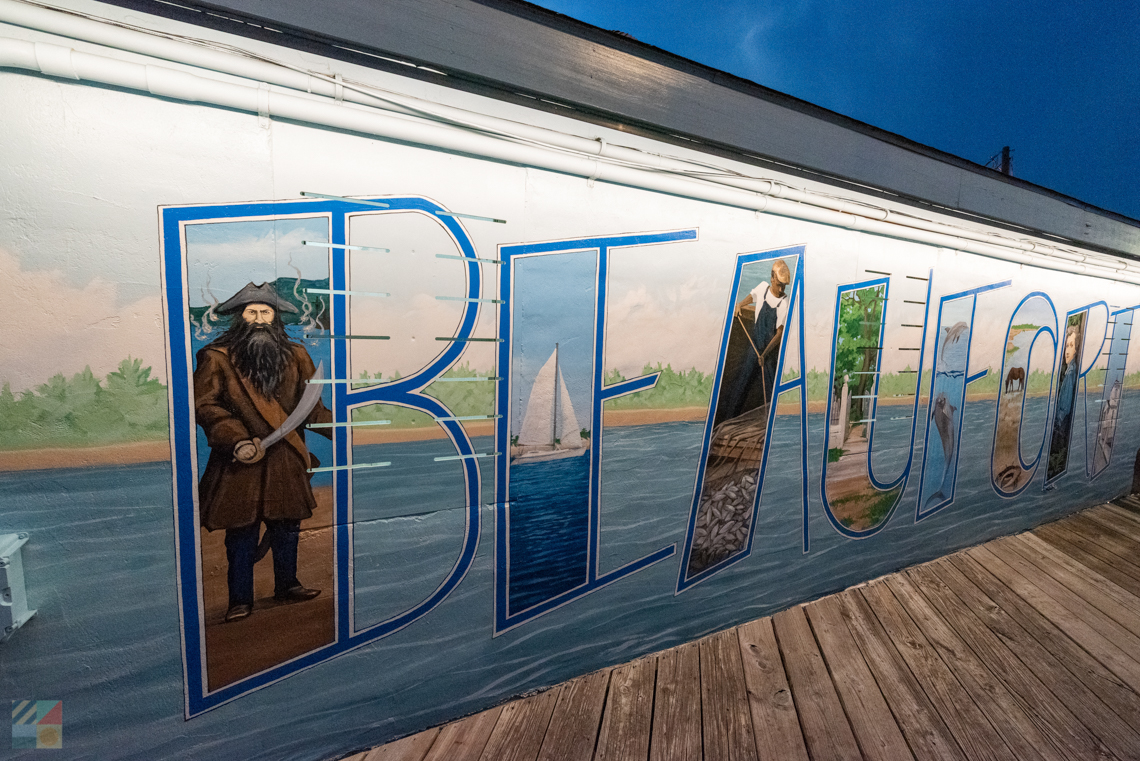 Downtown Beaufort NC mural