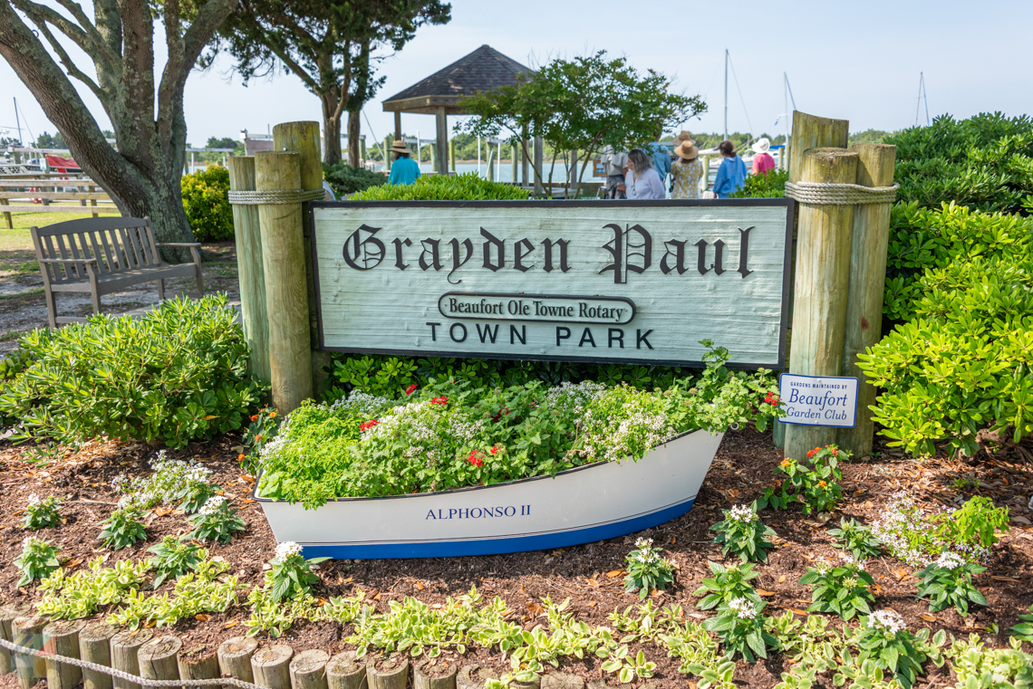 Grayden Paul park in downtown Beaufort NC