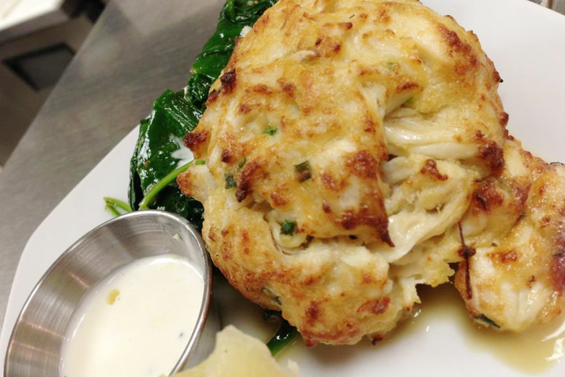 Island Grille crab cake