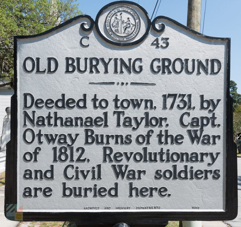 Old Burying Ground Beaufort NC