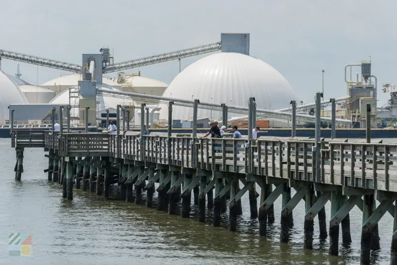 Newport River pier and ramp