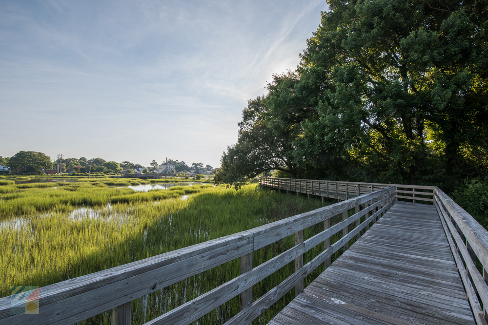 Calico Creek Boardwalk in Morehead City NC