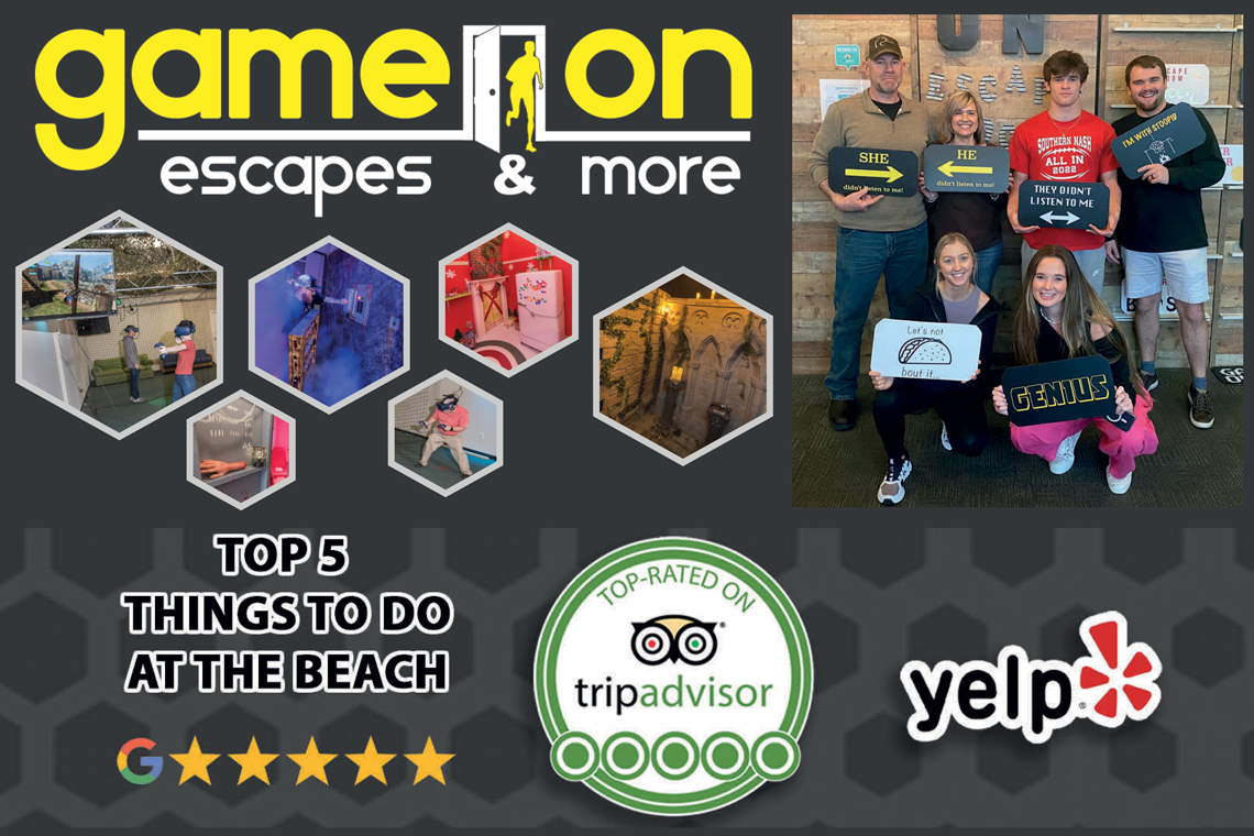 Game on Escape Rooms