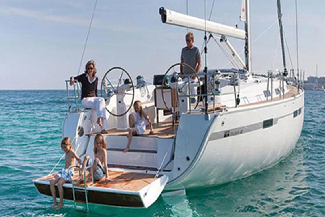 Crystal Coast Sailing Excursions - family on a beautiful sailboat