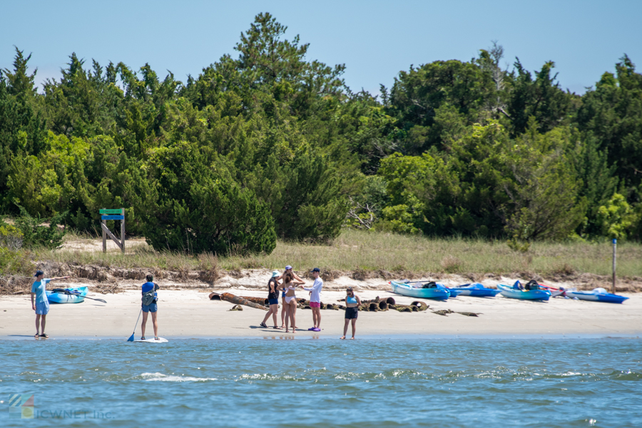 Kayaks on Rachel Carson Reserve, Beaufort NC