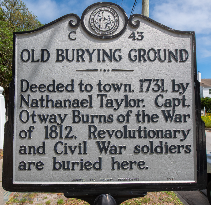 Old Burying Ground Beaufort NC