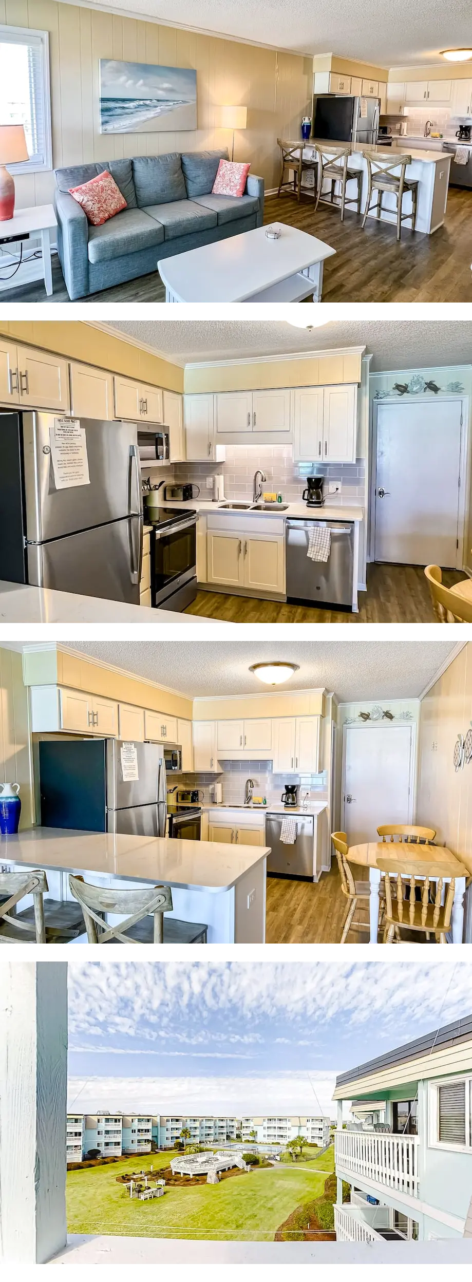 Third-Floor Condo Overlooking the Courtyard w/Ocean Views, Shared Outdoor Pool