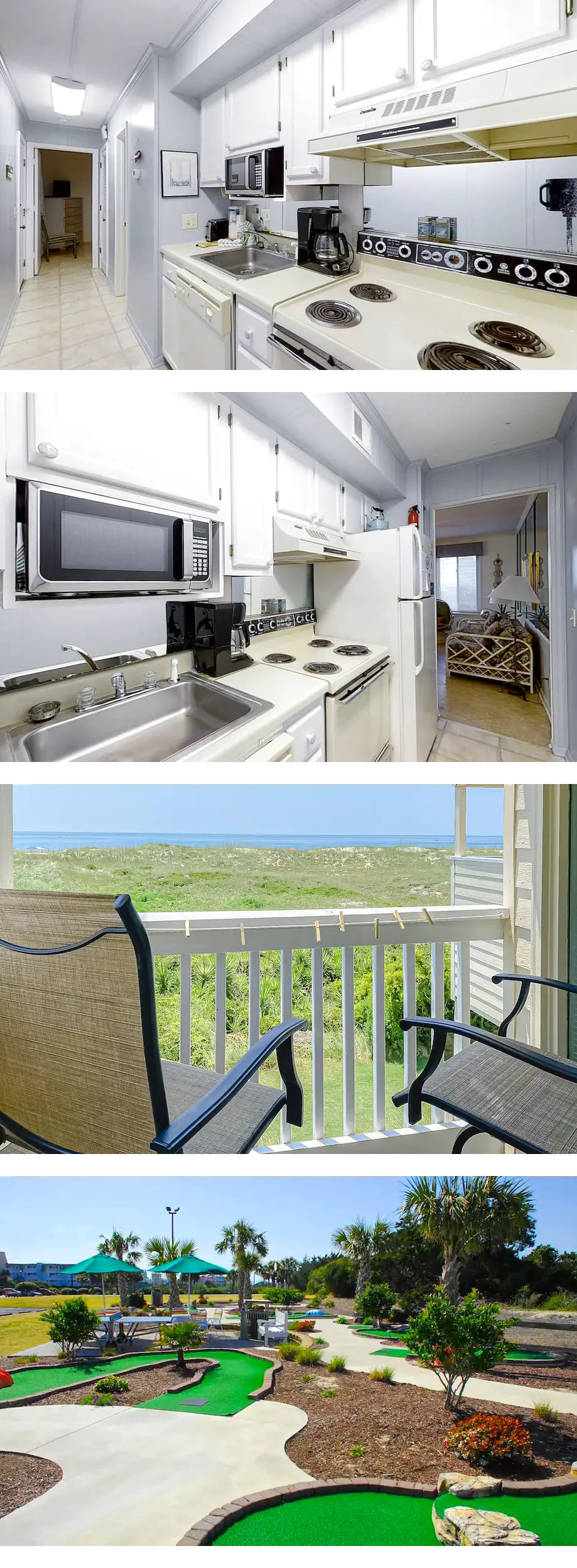 Oceanfront, 2nd-floor condo with balcony...
