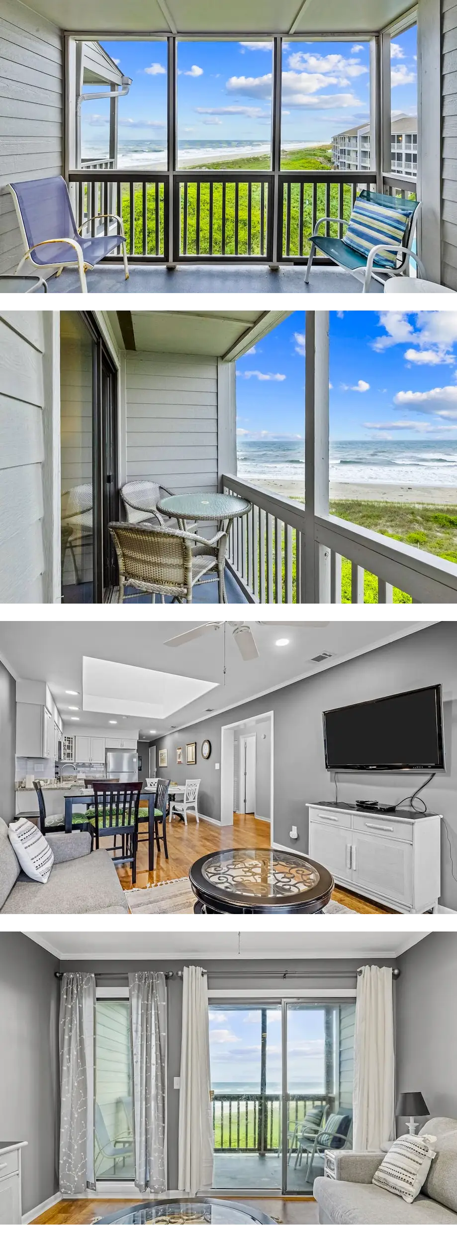 Modern waterfront gem with pools, direct beach access, WiFi & balcony
