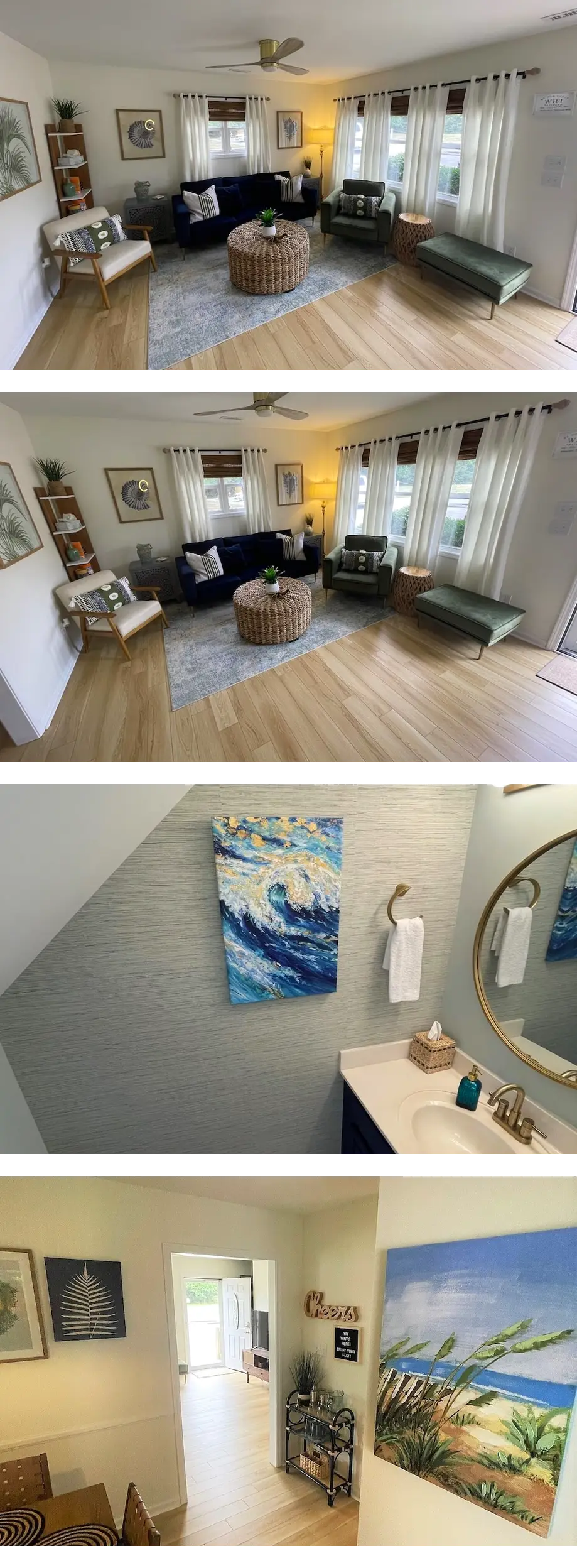 5 minute walk to the beach, centrally lo...
