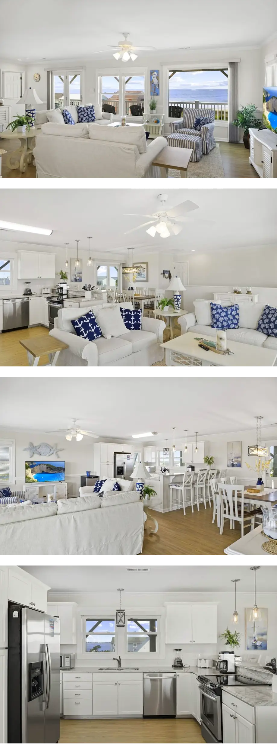 Bella Blue, Almost Oceanfront House in E...