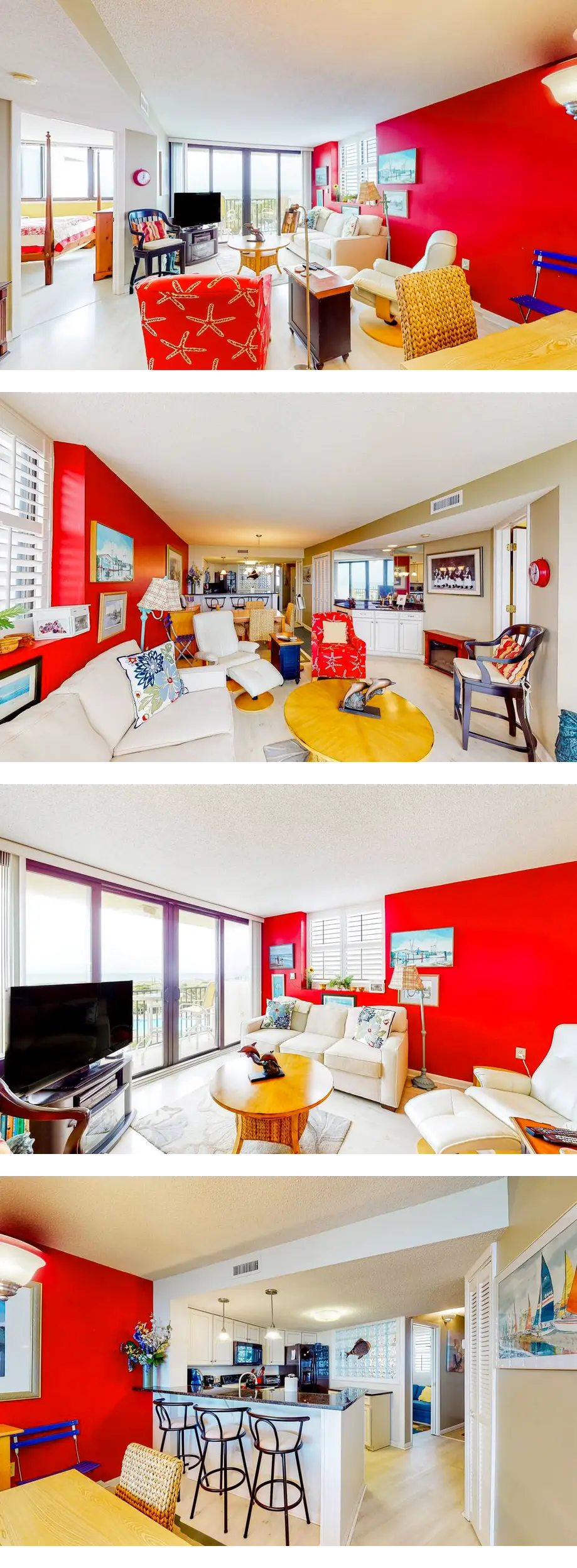 Inviting ocean view condo with balcony, pool, tennis, central AC, & W/D