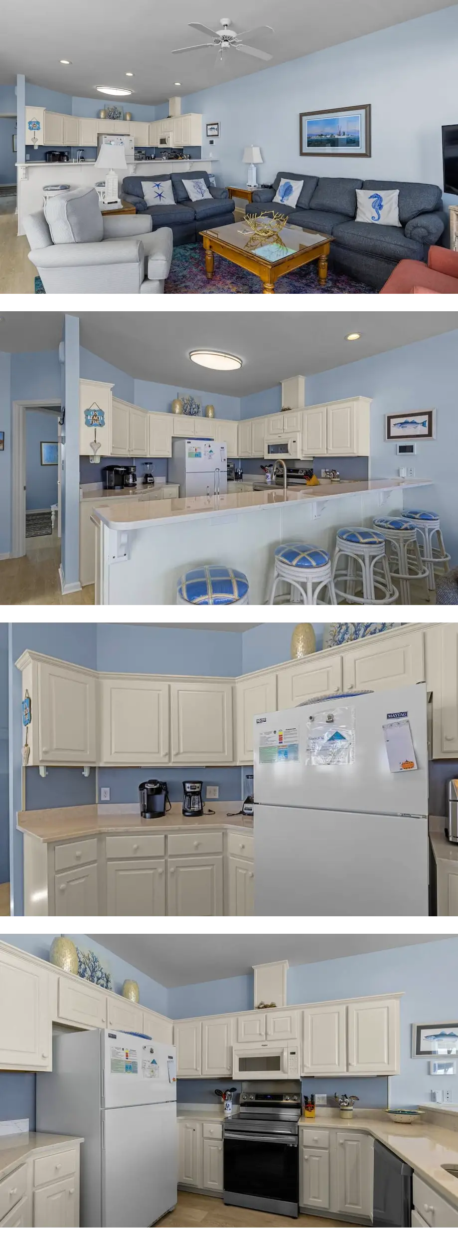 4BR duplex close to town and ocean front...