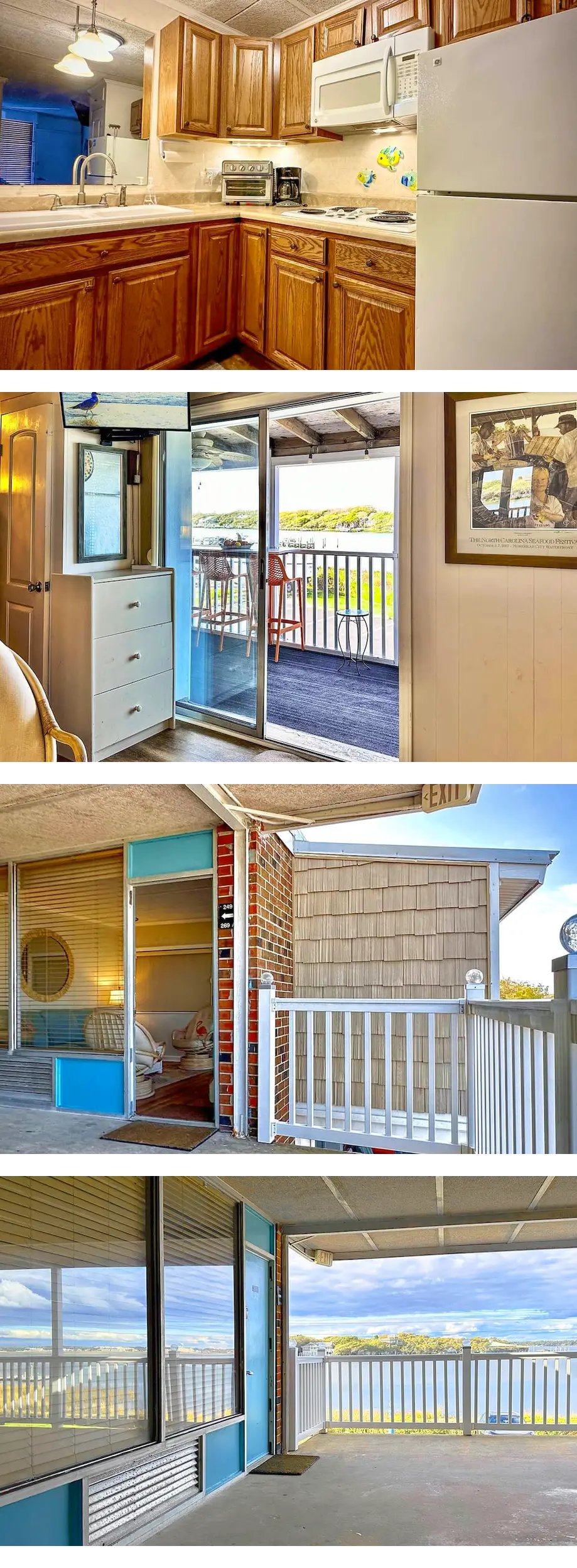 Bogue Shores Studio - Sound Front  Porch...