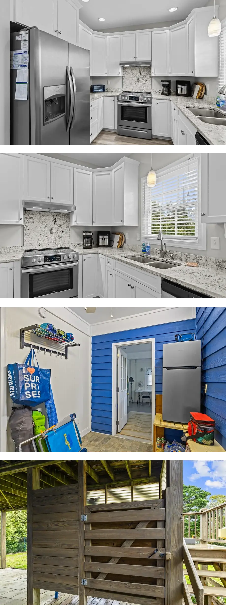 Welcoming beach home, steps to beach and town.