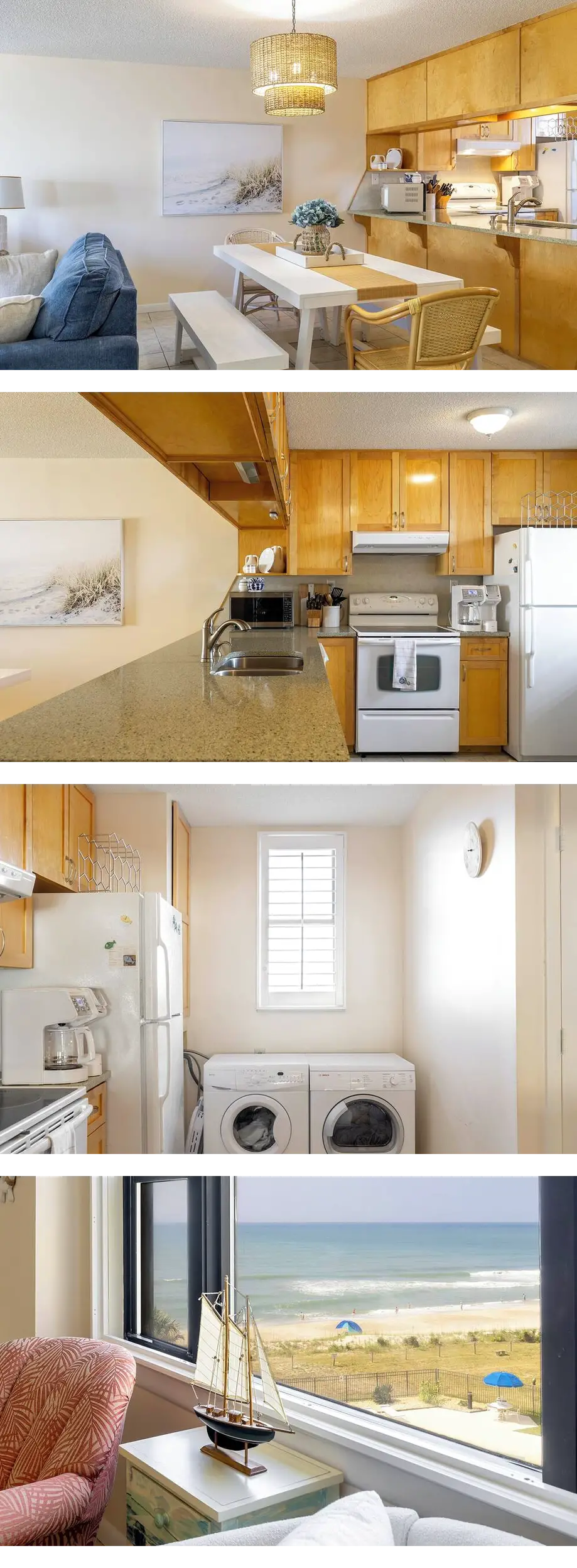 Summer Winds 428: Oceanfront 2BR 2BA, Co...
