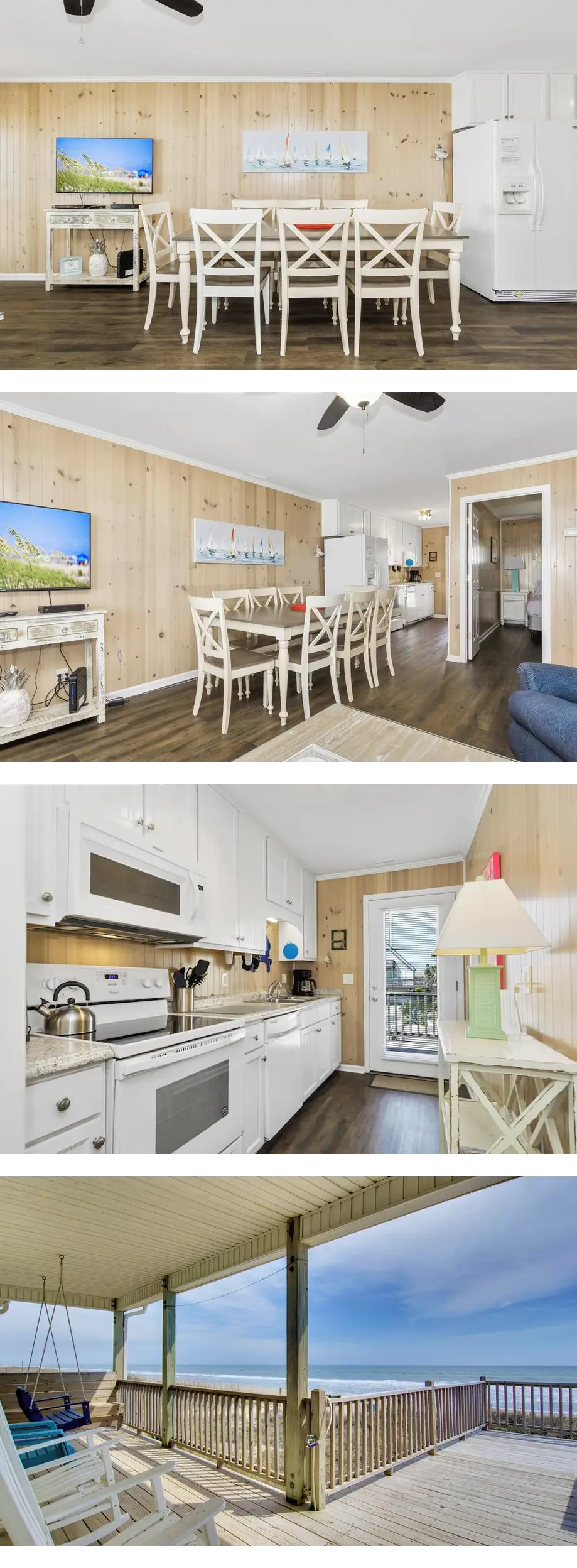 Oceanfront East side of 1/2 Duplex with ...