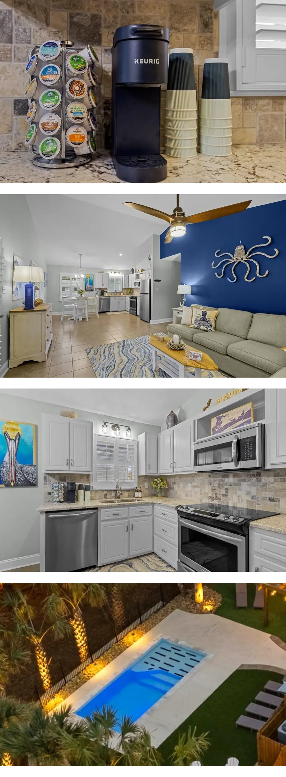 Coastal Gem w/ Golf Cart, Pool & Outdoor...