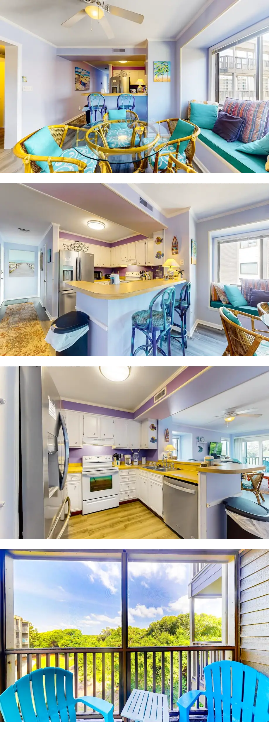 Bright Condo with WiFi, W/D, Screened Po...