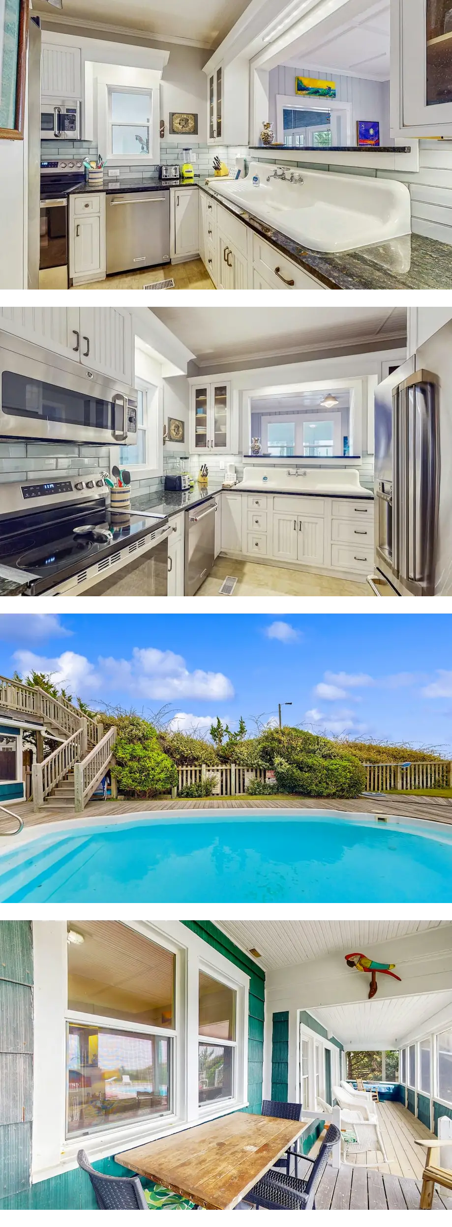 Completely renovated, oceanfront home wi...