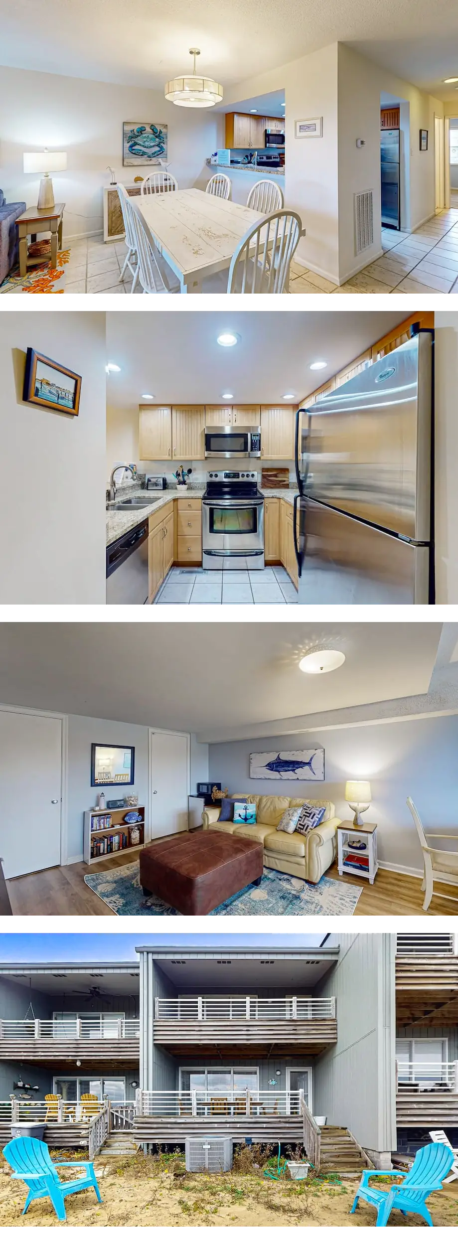 Remodeled coastal style townhouse with o...